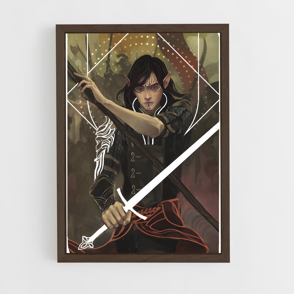 Poster Gardienne de Fer – affiche Dragon age (vue 5)